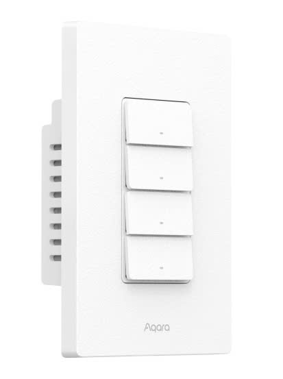 Công tắc thông minh Aqara H2 Light Switch US WS-K04E 4 Nút ấn (3 nút điều khiển + 1 nút không dây)