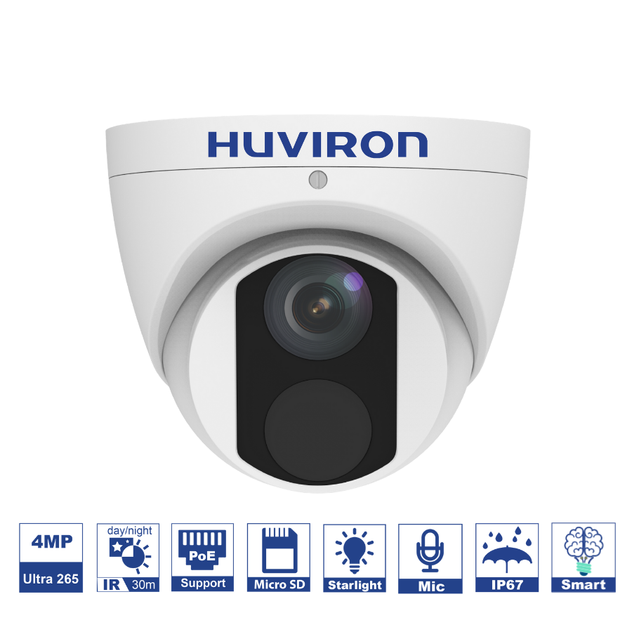 Camera IP Dome hồng ngoại 4.0 Megapixel HUVIRON HU-ND422D/I3E