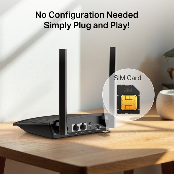 Router 4G LTE Chuẩn N Tốc độ 300 Mbps TP-Link TL-MR101