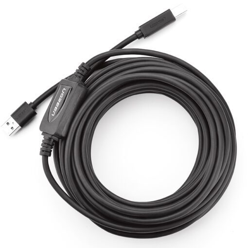Cáp máy in Ugreen US122 10374 tích hợp IC khuyếch đại Dài 10m