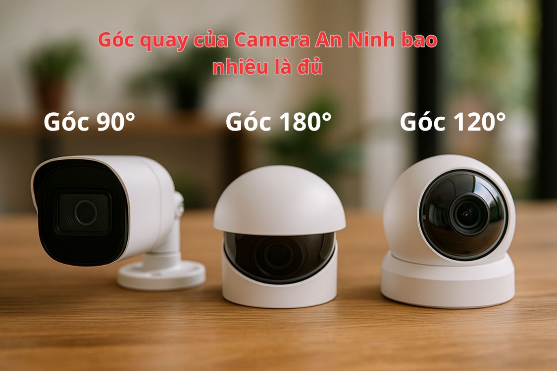 Góc quay của Camera An Ninh bao nhiêu là đủ? – Hướng dẫn chọn field of view chính xác