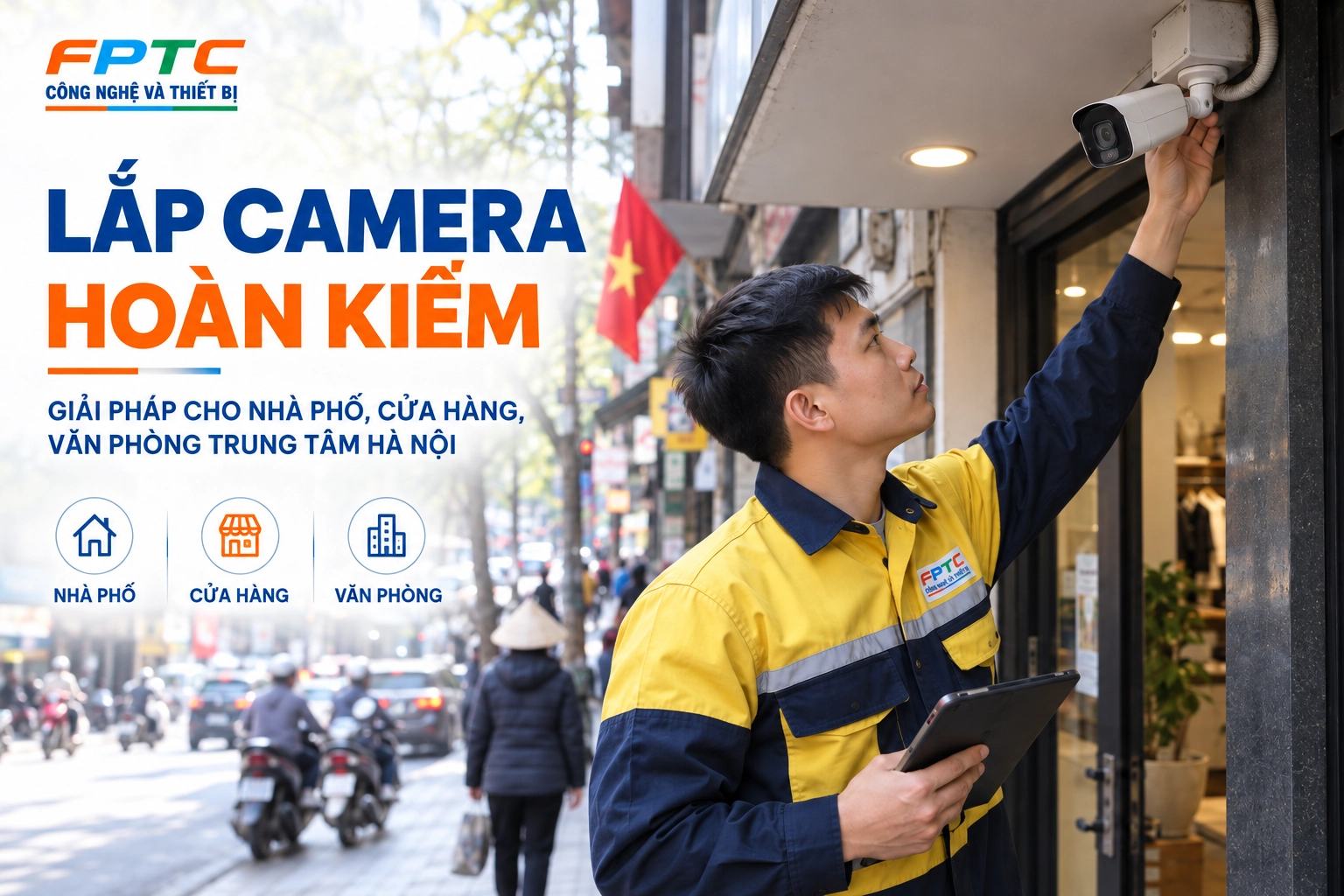 Lắp Camera Hoàn Kiếm – Giải Pháp Cho Nhà Phố, Cửa Hàng, Văn Phòng Trung Tâm Hà Nội