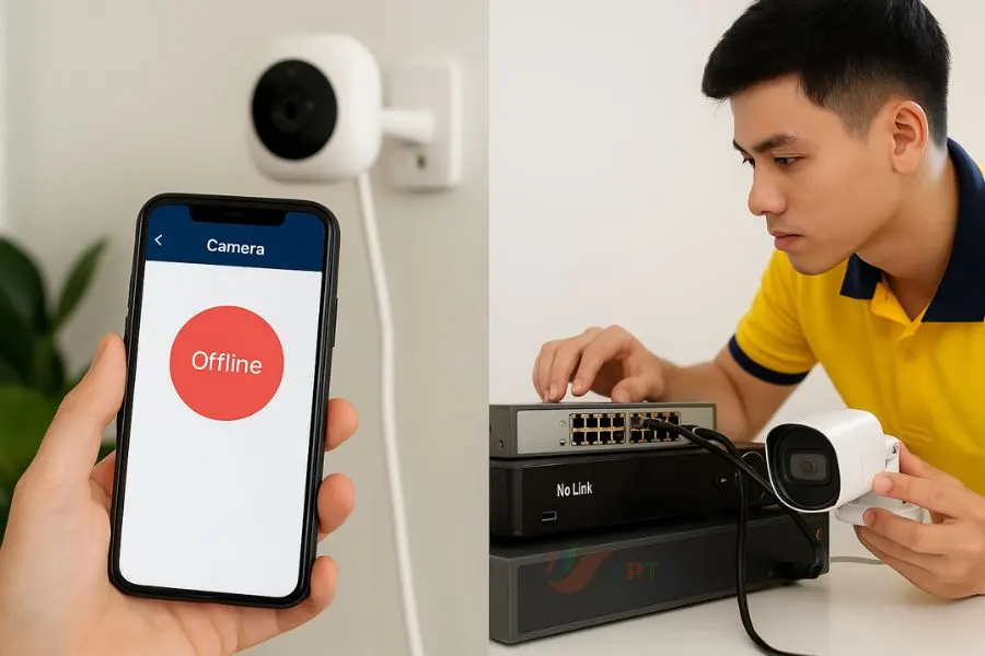 Camera Mất Kết Nối Wi-Fi/PoE – Nguyên Nhân & Cách Xử Lý Hiệu Quả