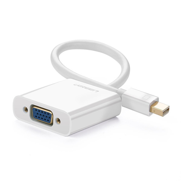 Cáp mini Display Port sang VGA 1920*1080 dài 15CM MD113 10458 (màu trắng)