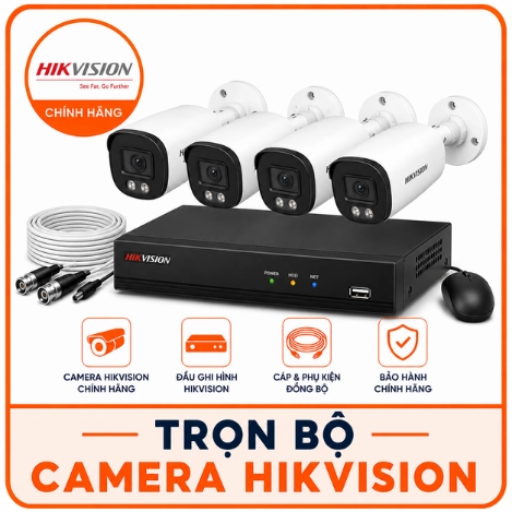 Trọn bộ Camera Hikvision