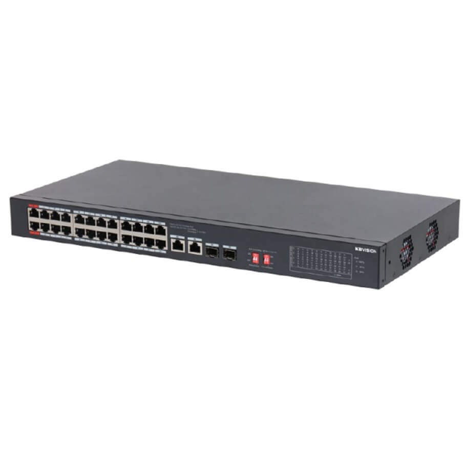 Switch PoE 24 port KBVISION KX-CSW24-PFL2