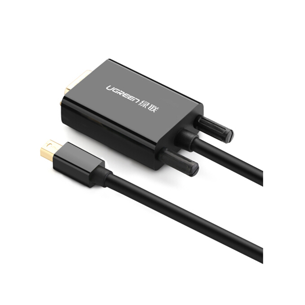 Cáp chuyển đổi Mini Displayport sang VGA dài 15m UGREEN MD103 30596 Màu Đen