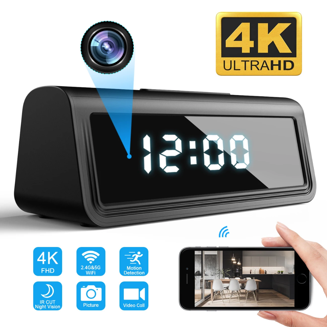 Camera Ngụy Trang đồng hồ T9 Pro WIFI mini 4K UHD WIFI