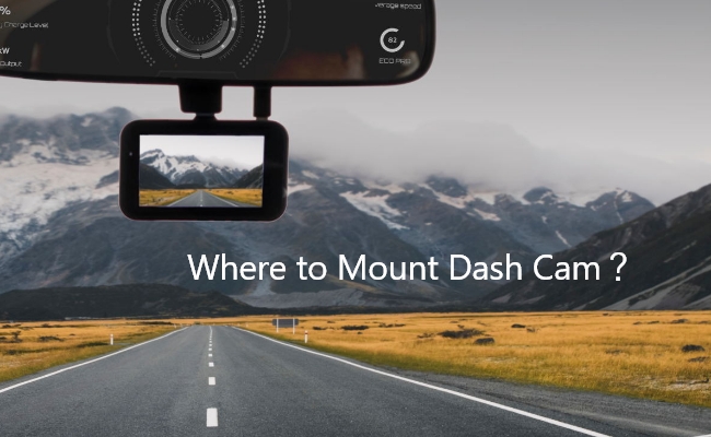 Vị trí lắp đặt camera hành trình: Hướng dẫn cài đặt