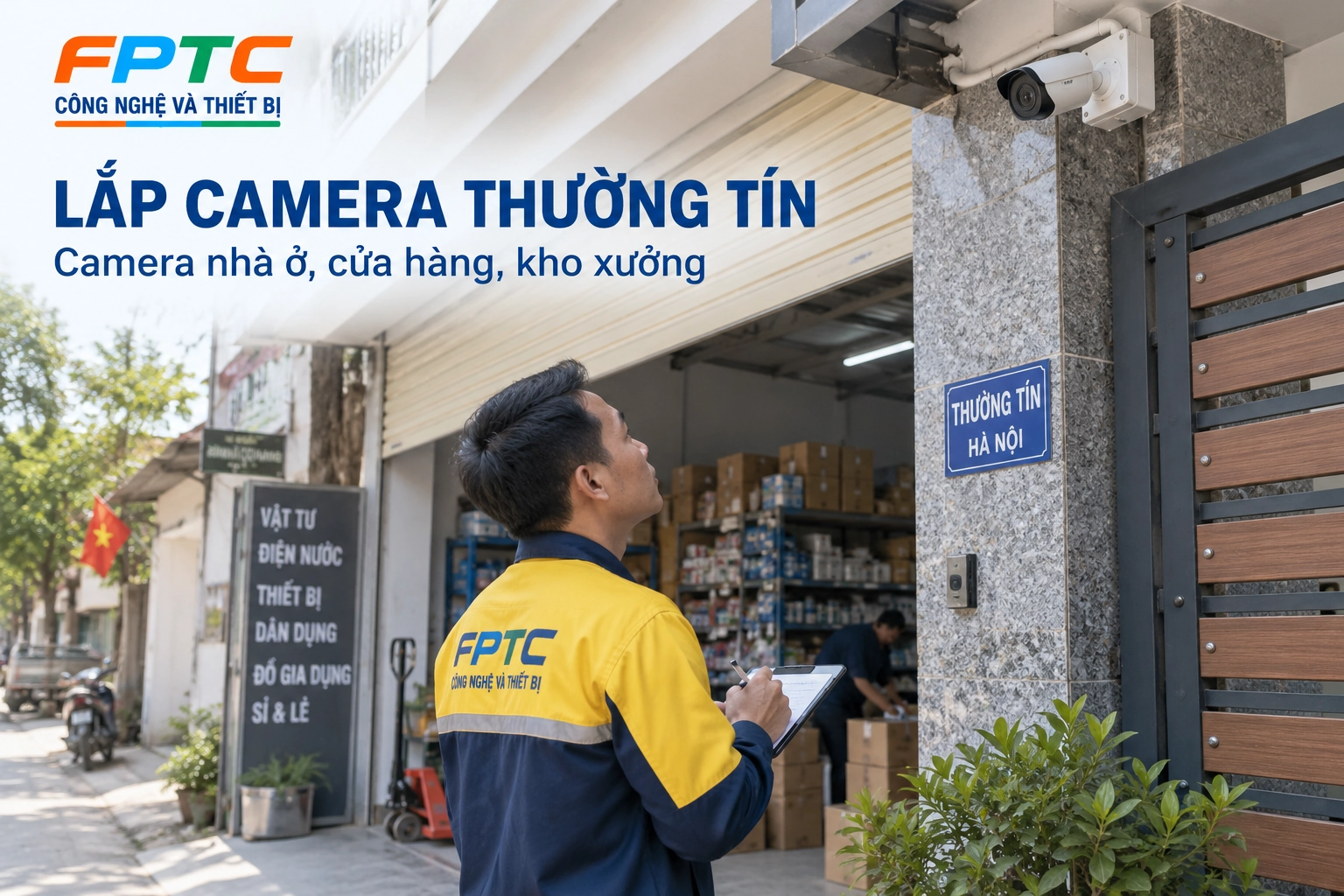 Lắp Camera Thường Tín – Camera Nhà Ở, Cửa Hàng, Kho Xưởng