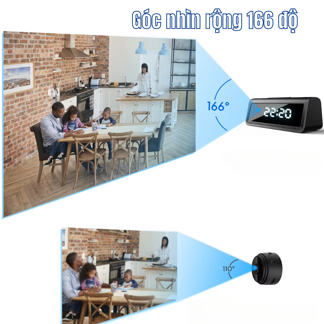 Camera Ngụy Trang đồng hồ T9 Pro WIFI mini 4K UHD WIFI