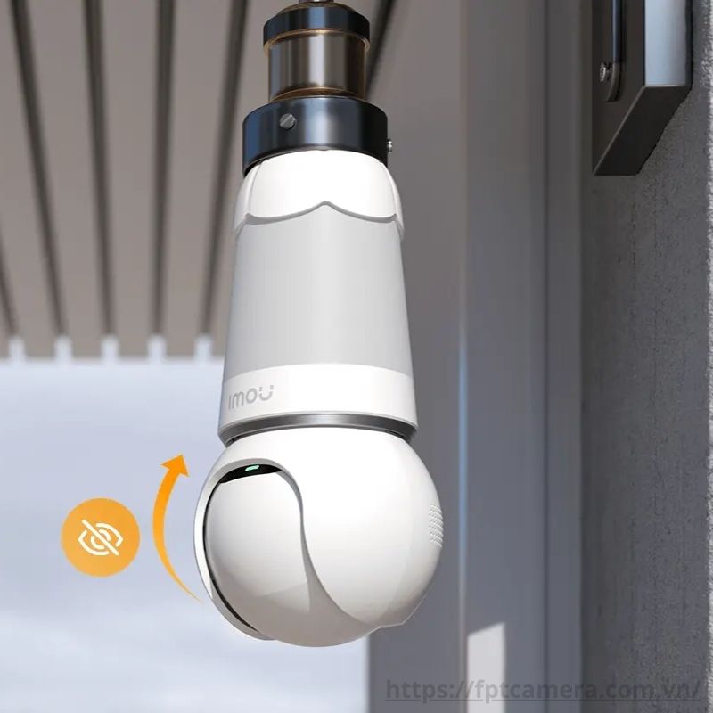 Trọn bộ Camera Wifi bóng đèn iMOU Bulb Cam | Hình Ảnh 3K FHD | Tầm Nhìn Có Màu Ban Đêm| Quay Quét Tự Động