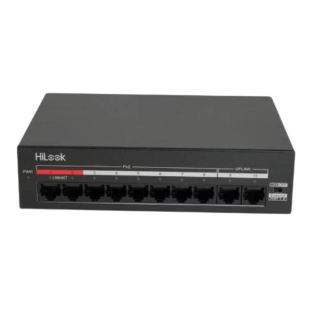 Switch PoE Hilook Hikvision DS-3E0110MP-60 (8 PoE, 2 uplink, 60W)