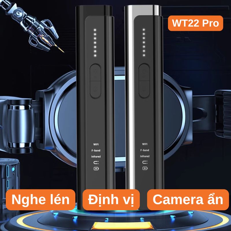 Thiết Bị Dò Máy Nghe lén, GPS, Camera ẩn… WT22 Pro