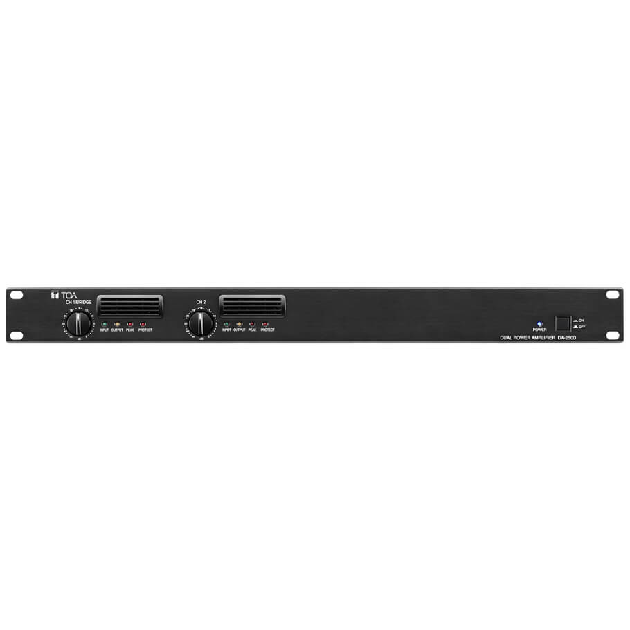 Tăng Âm Số 2 Kênh 2x250W trở kháng cao: TOA DA-250DH