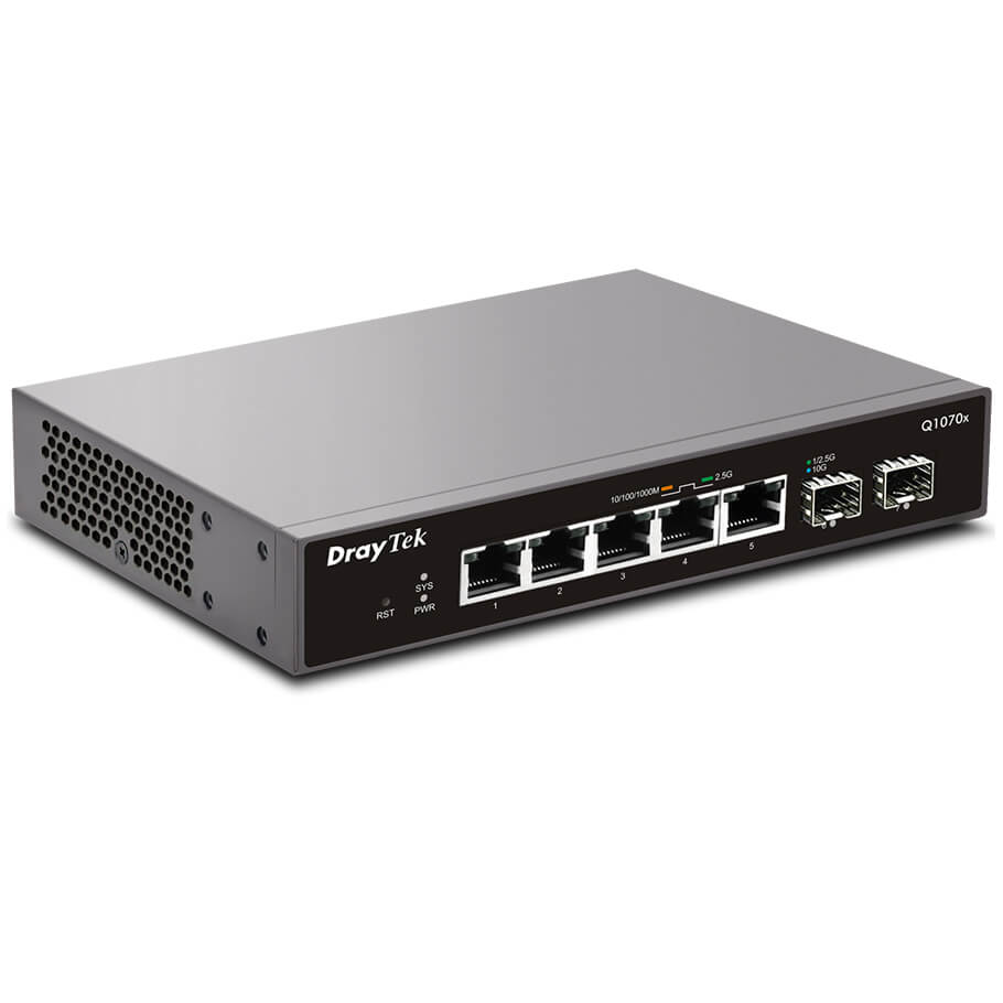 Smart Managed Switch 5 cổng Draytek VigorSwitch Q1070x