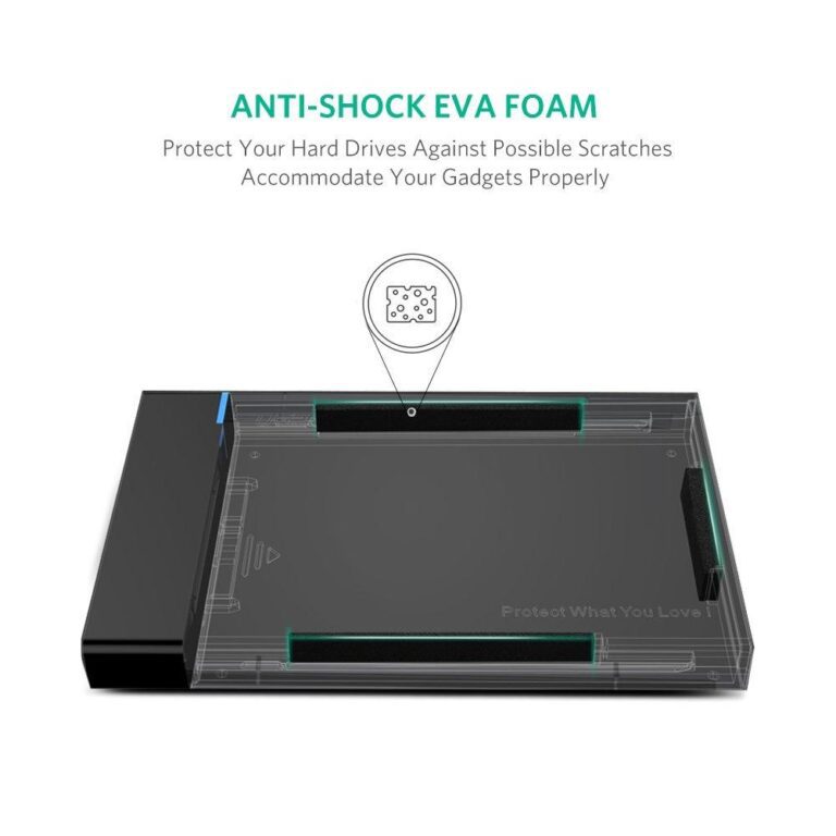 Hộp đựng ổ cứng 2,5 inch USB 3.0 chính hãng Ugreen 30848 dây rời