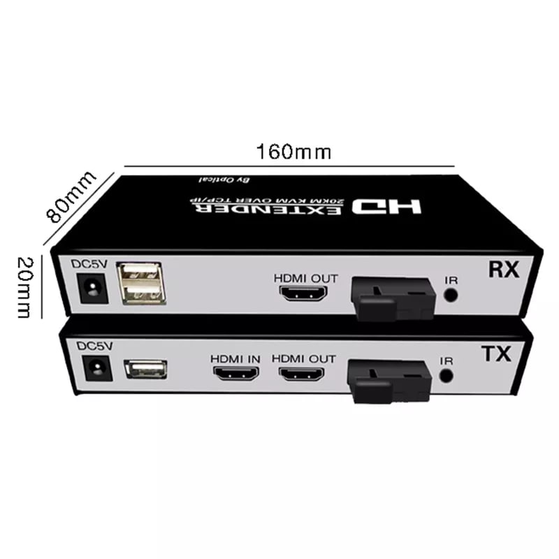 Kéo dài HDMI qua Cáp Quang 20Km HDMI-EXT20km
