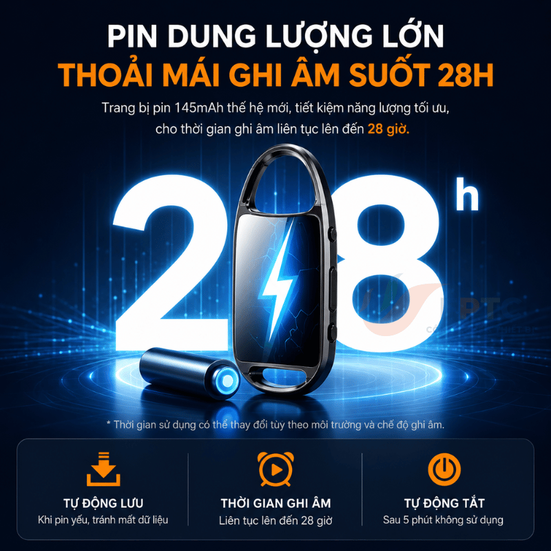 Máy Ghi Âm Newman H8 Dạng Móc Khóa – Ghi Âm PCM Cao Cấp, Nhỏ Gọn, Pin Lâu Đến 28 Giờ