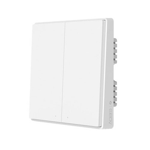 Công tắc âm tường Aqara D1 Smart Switch hàng Quốc tế Màu trắng 2 Nút không dây nguội