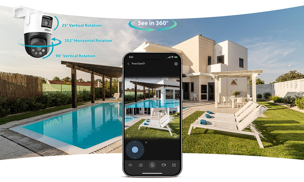 Camera Wifi DAHUA Picoo Dual D1 6MP (DH-P3D-3F-PV)