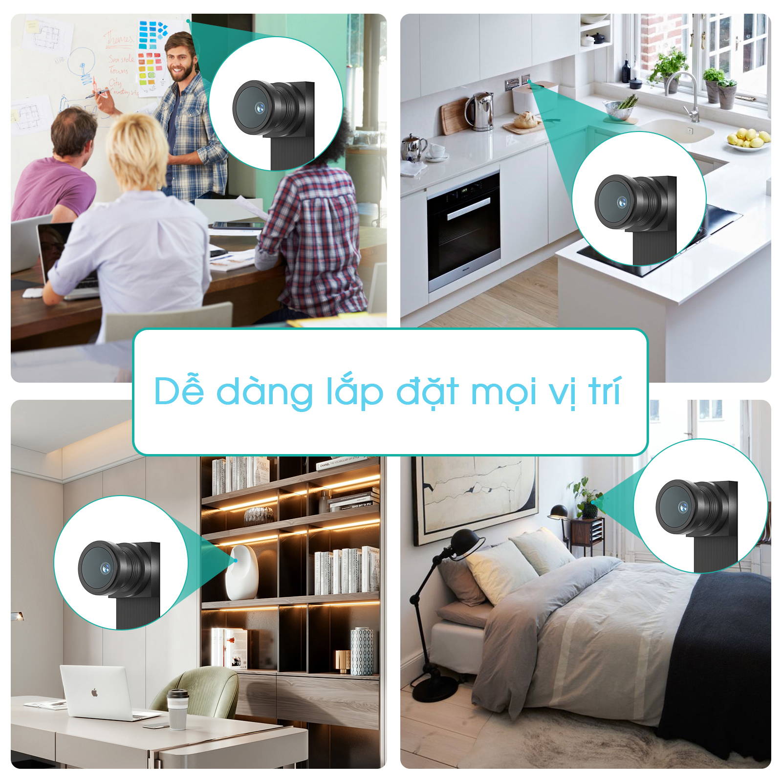 Camera Siêu Mini C8X Pro Nhỏ gọn Full 4K cực Nét