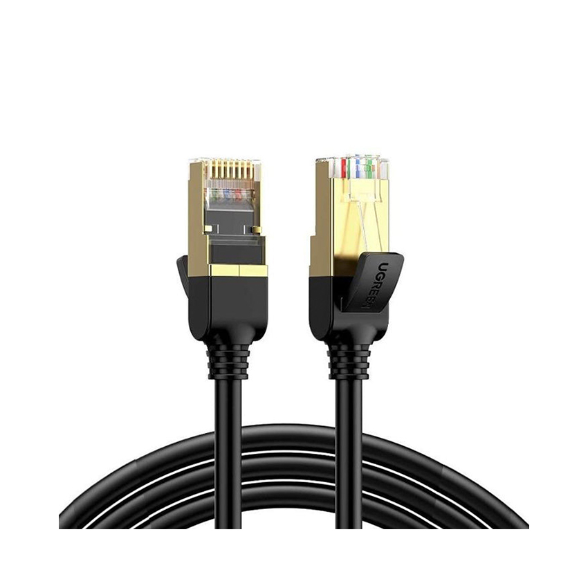 Cáp mạng LAN Cat 7 F/FTP đầu đúc bọc kim loại UGREEN NW107 11229 Dài 0.5m