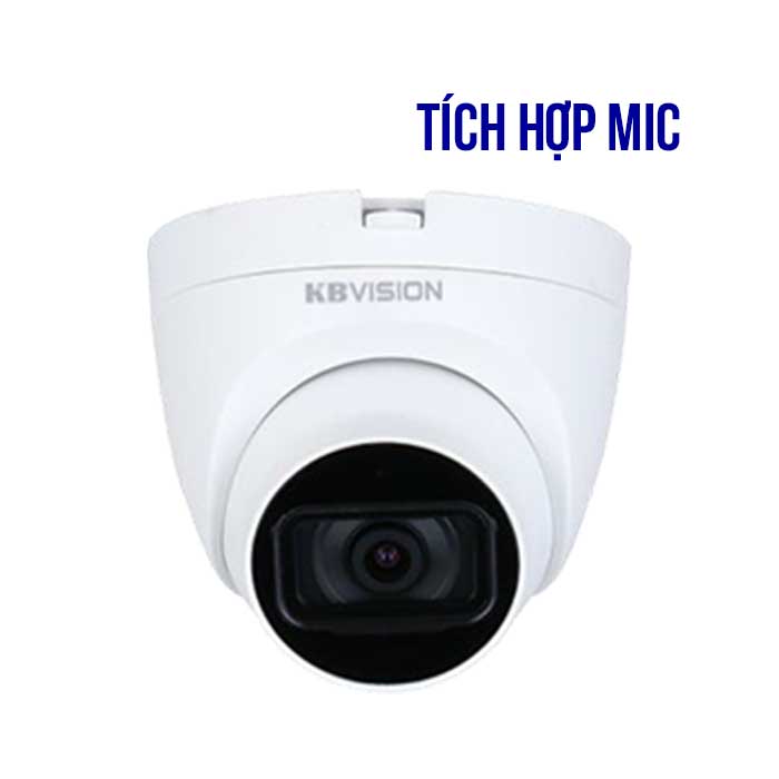 Camera IP 4MP KBVISION KX-A4112N3-A tích hợp micro