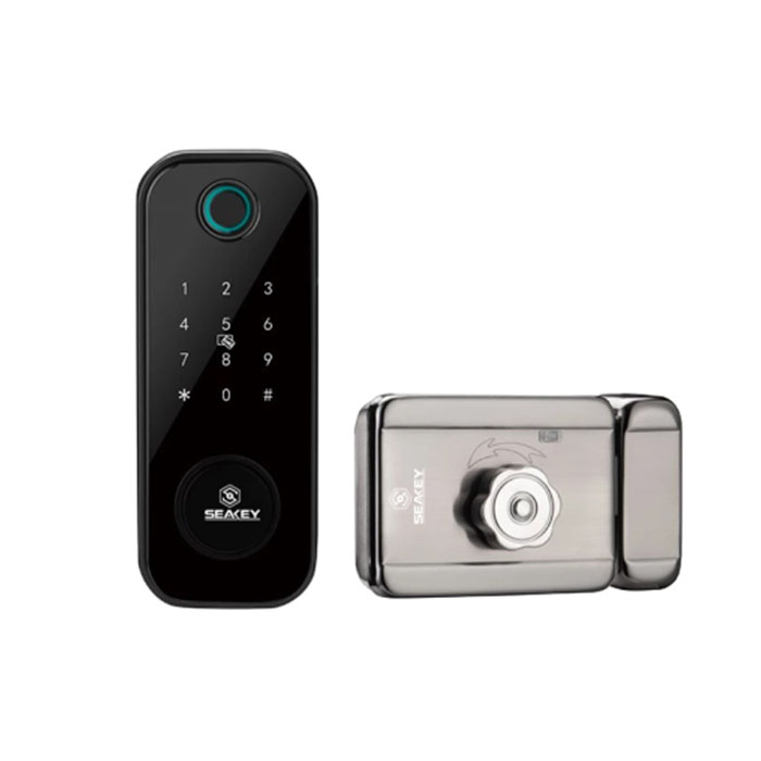 Khóa cửa cổng 1 mặt vân tay Seakey C26B