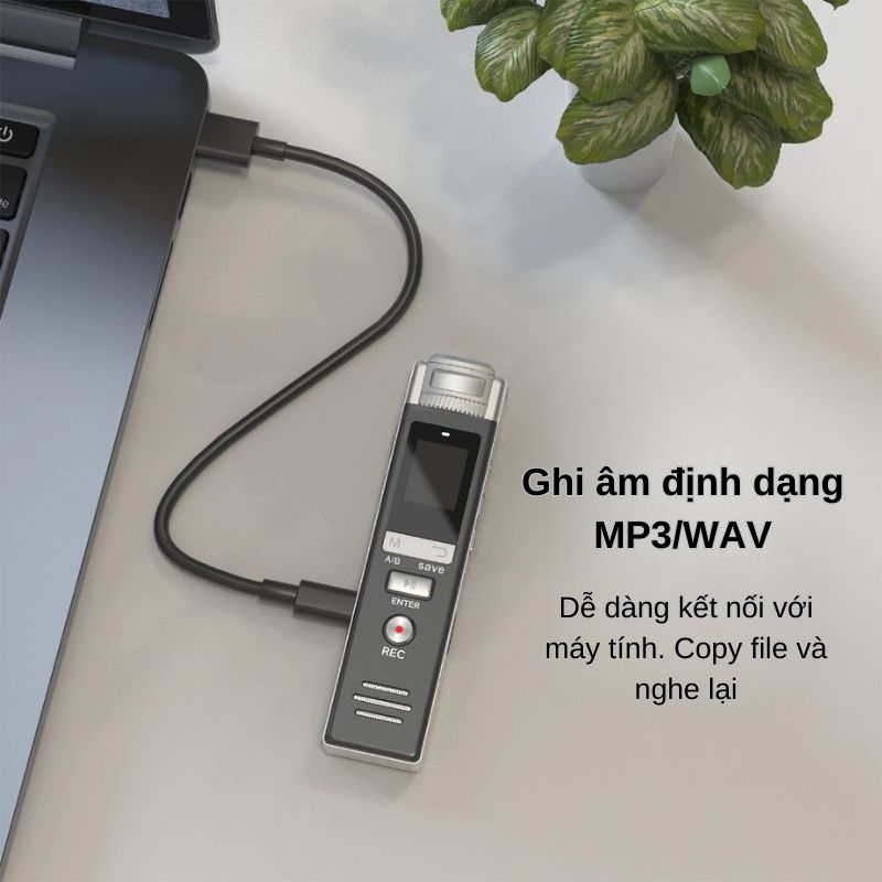 Máy ghi âm chuyên dụng G9S - Ghi âm 70h - Lọc tiếng ồn DPS - Bảo mật hàng đầu