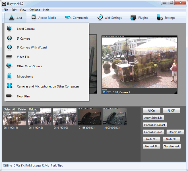 Phần mềm biến Webcam thành camera