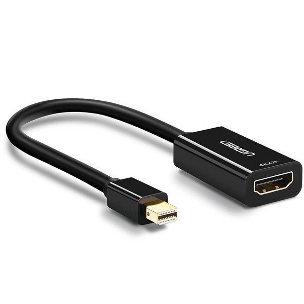 Cáp chuyển Mini DisplayPort sang HDMI hỗ trợ 4K UGREEN MD112 40360 Màu Đen