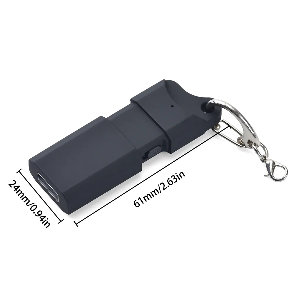 Máy Ghi Âm Dạng Ẩn USB GA-K9 - Ghi âm 16h - Thẻ nhớ Max 128GB - Lọc tiếng ồn