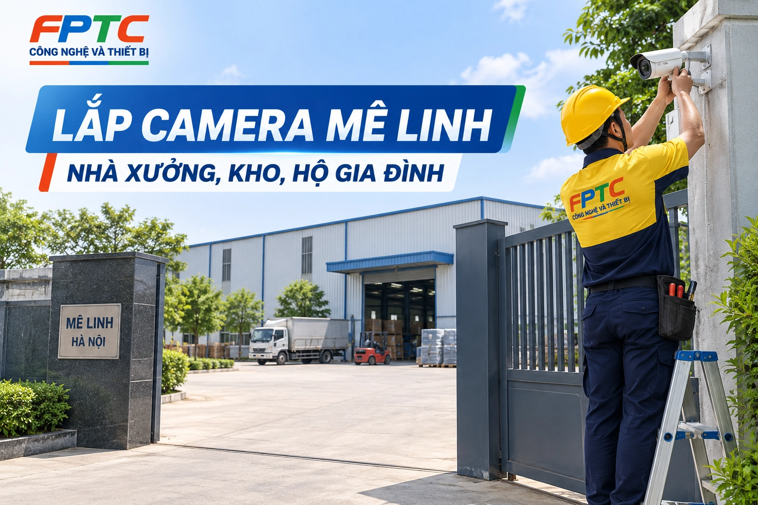 Lắp Camera Mê Linh – Nhà Xưởng, Kho, Hộ Gia Đình