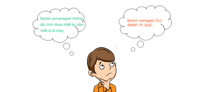 Switch quản lý và Switch không được quản lý: Làm thế nào để chọn?