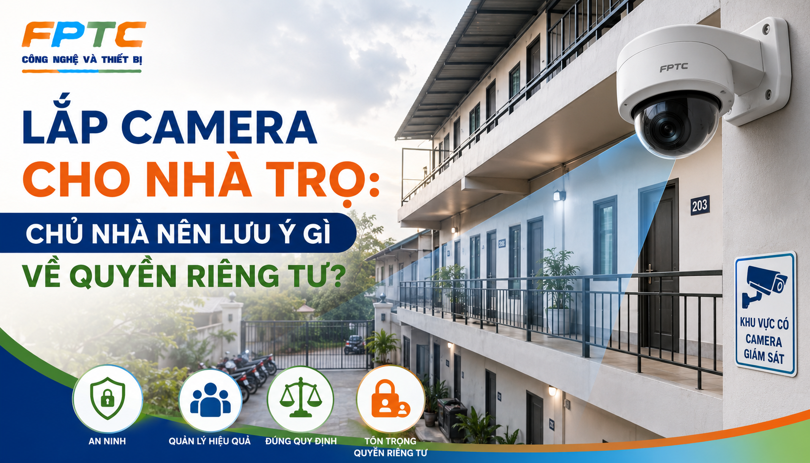Lắp Camera Cho Nhà Trọ: Chủ Nhà Nên Lưu Ý Gì Về Quyền Riêng Tư?
