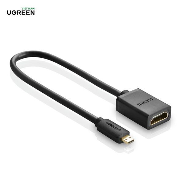Cáp chuyển đổi micro HDMI đực sang HDMI cái dài 20cm UGREEN 20134