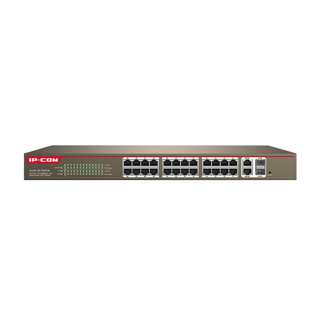 SWITCH IPCOM POE S3300-26-PWR-M