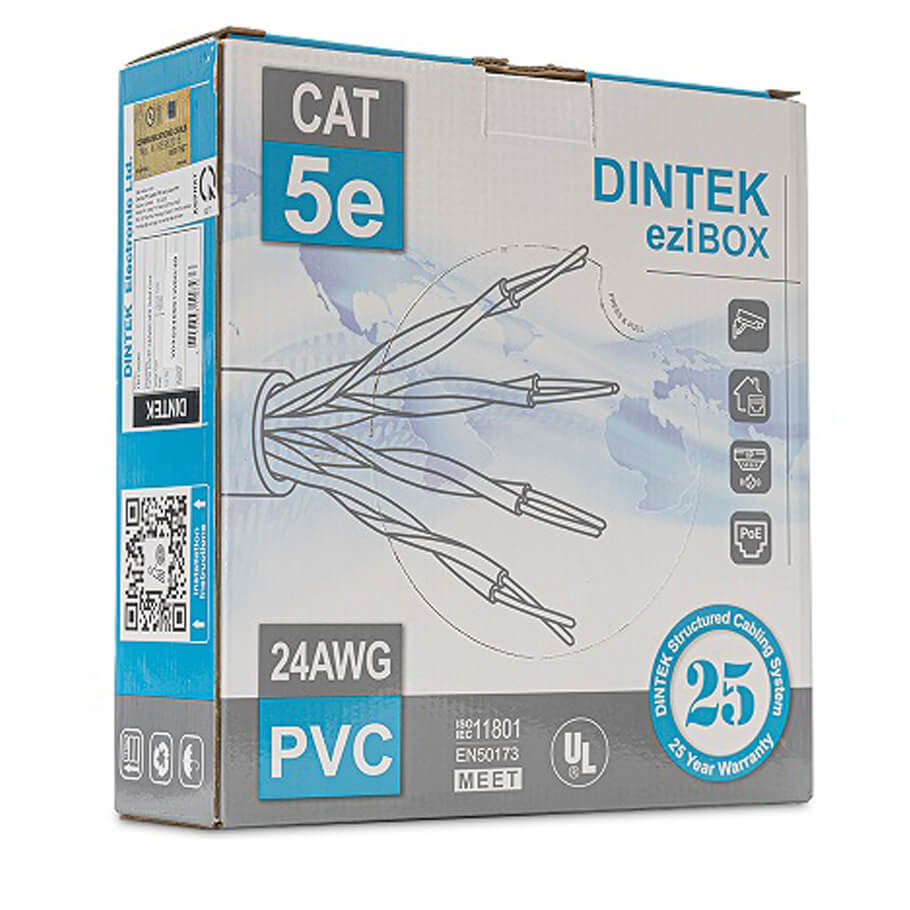 Cáp mạng Dintek CAT.5E UTP 100m (1101-03040)