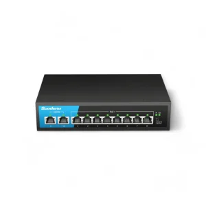 Switch mạng 10 cổng SCODENO S200-10GP-MAC (8 cổng PoE)