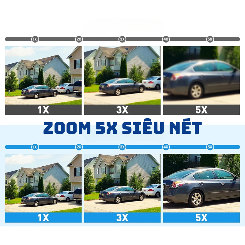 Camera SQ7 Pro Wifi  - Zoom 5X - Pin 8 Ngày - Kết nối xem online từ xa. Hồng ngoại Ẩn