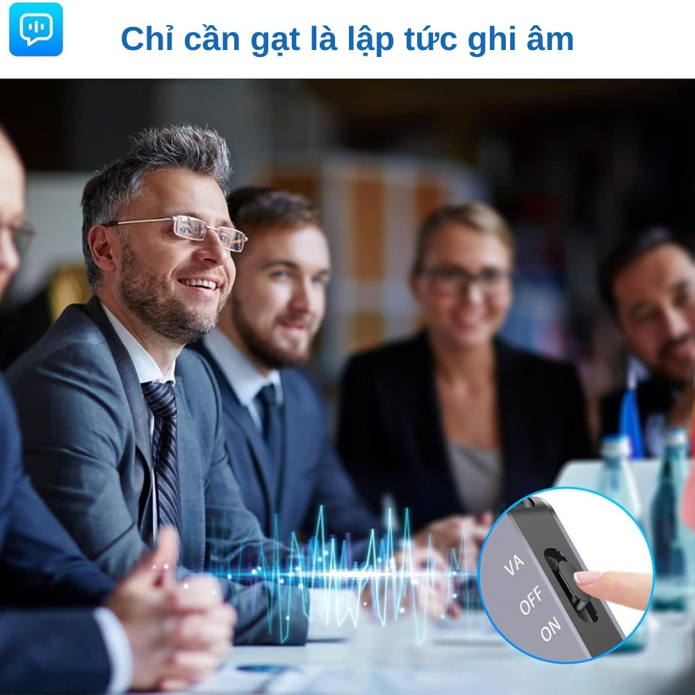 Máy Ghi Âm Q6 Pro: Ghi âm giọng nói 48h - Siêu nhỏ - Lọc âm siêu tốt