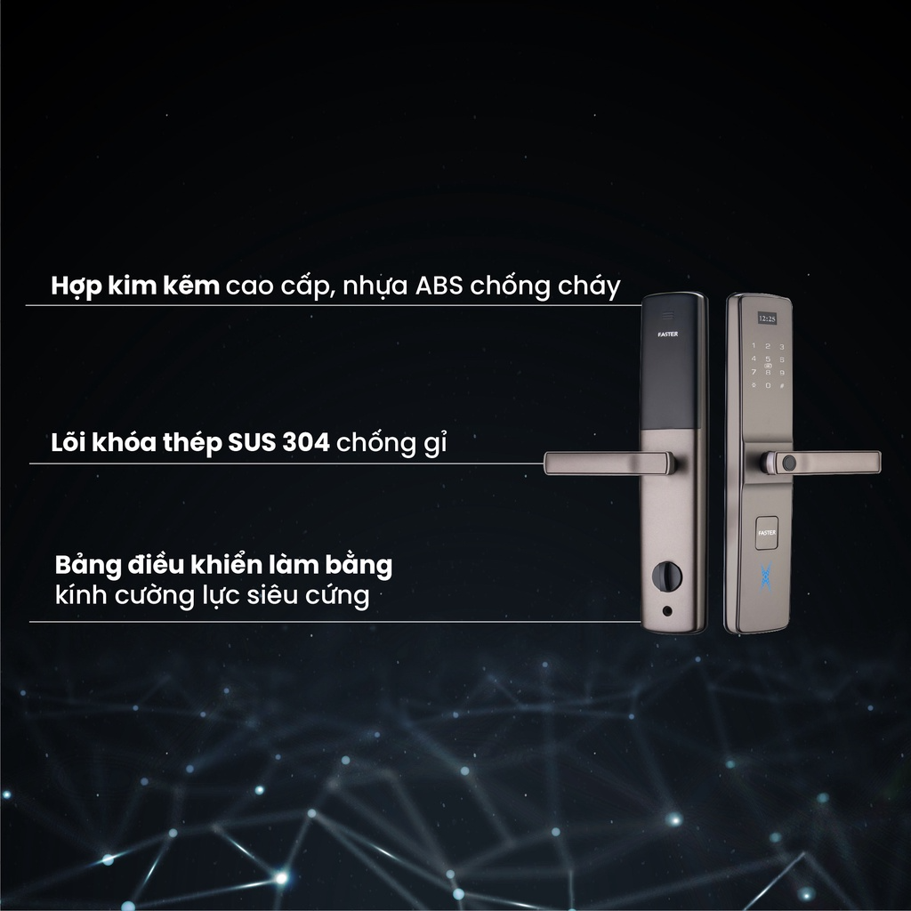 Khoá vân tay FS800APP- BR