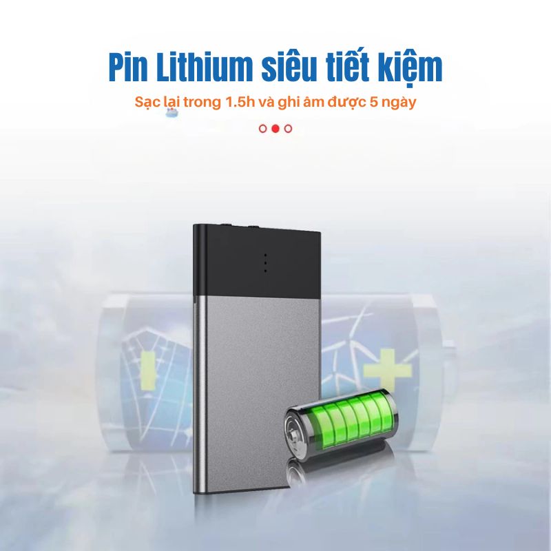 Máy ghi âm Q8 Pro – Siêu mỏng 6mm, Pin 100 Giờ, Ghi Âm Cực Nét