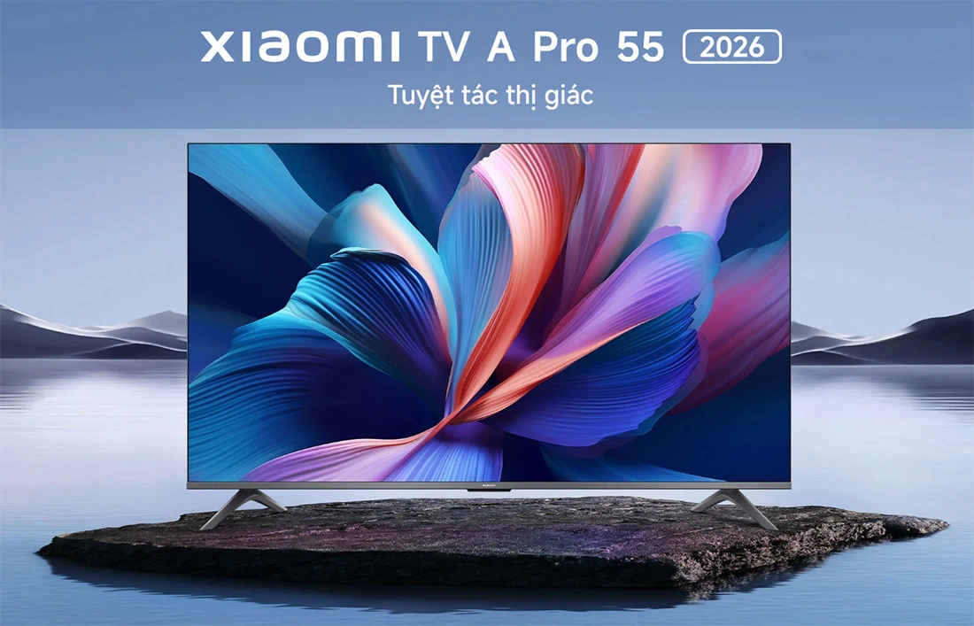 Google Tivi Xiaomi TV A Pro 55 inch 2026 QLED 4K L55MB-APSEA (chính Hãng)