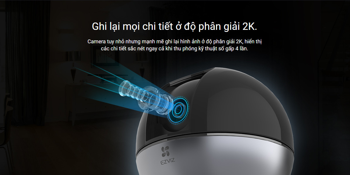 Lợi ích camera 360 độ 2K