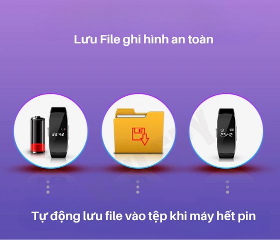 Camera Đồng Hồ Đeo Tay Thông Minh Wsmart C5 Full Hd