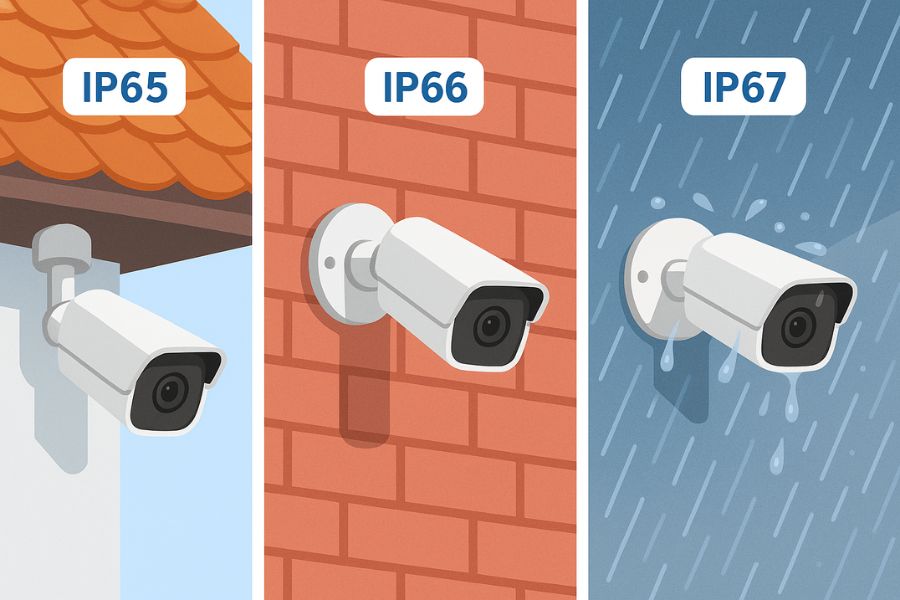 So Sánh Camera IP65 vs IP66 vs IP67: Thông Số & Bảng Giá 2025