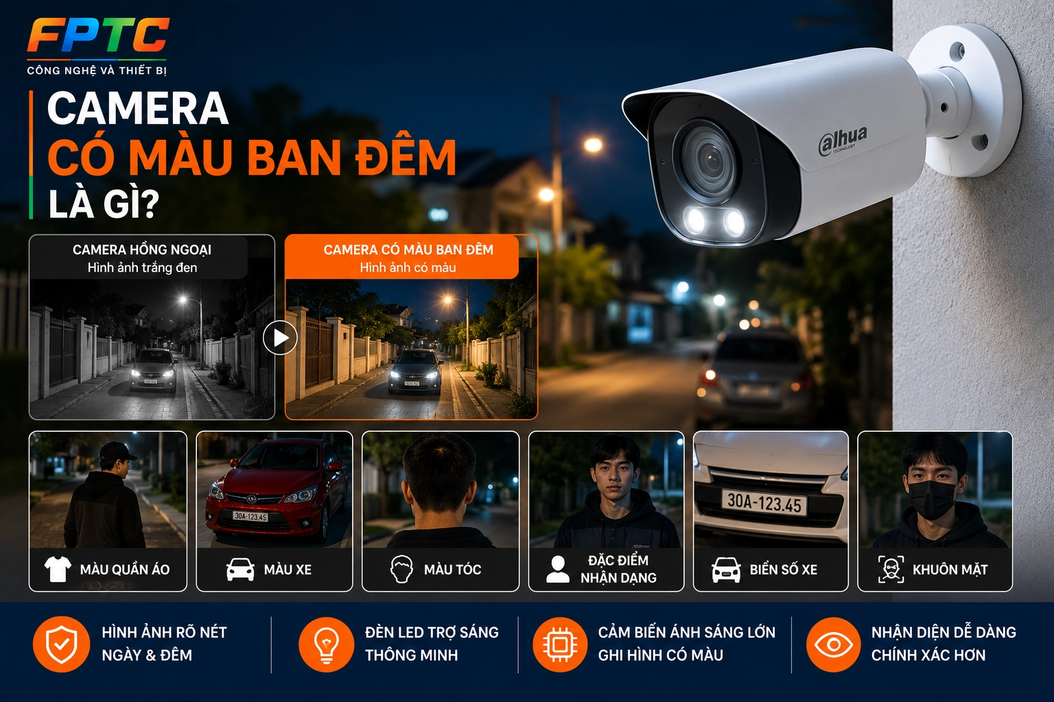Camera Có Màu Ban Đêm Có Cần Thiết? Khi Nào Nên Chọn Full Color?
