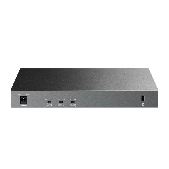 Switch PoE TP-Link LS1210GP (8 PoE Gigabit, 1 uplink Gigabit, 1 SFP, 61W)